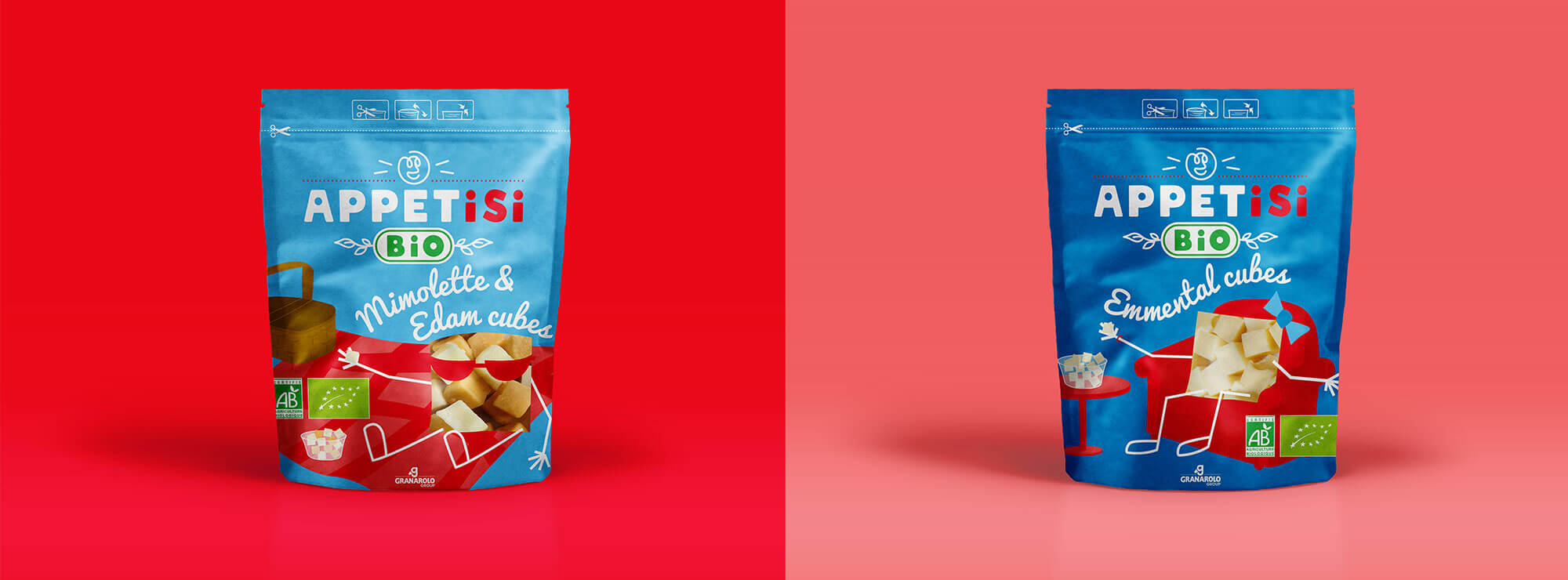 Appetisi by Granarolo - an identity package to snack on