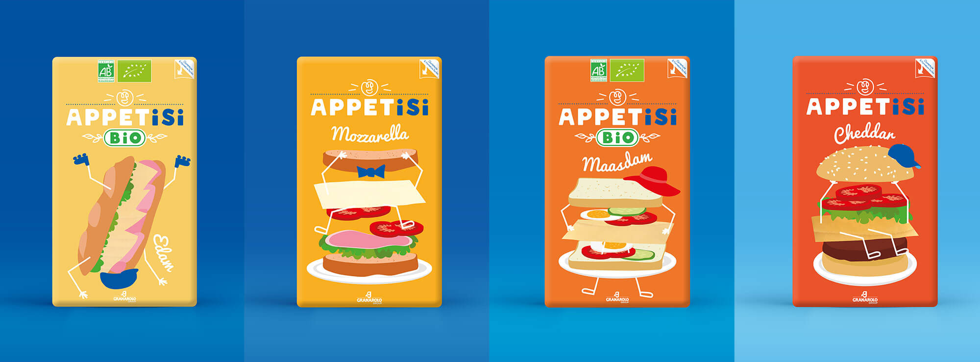 Appetisi by Granarolo - an identity package to snack on