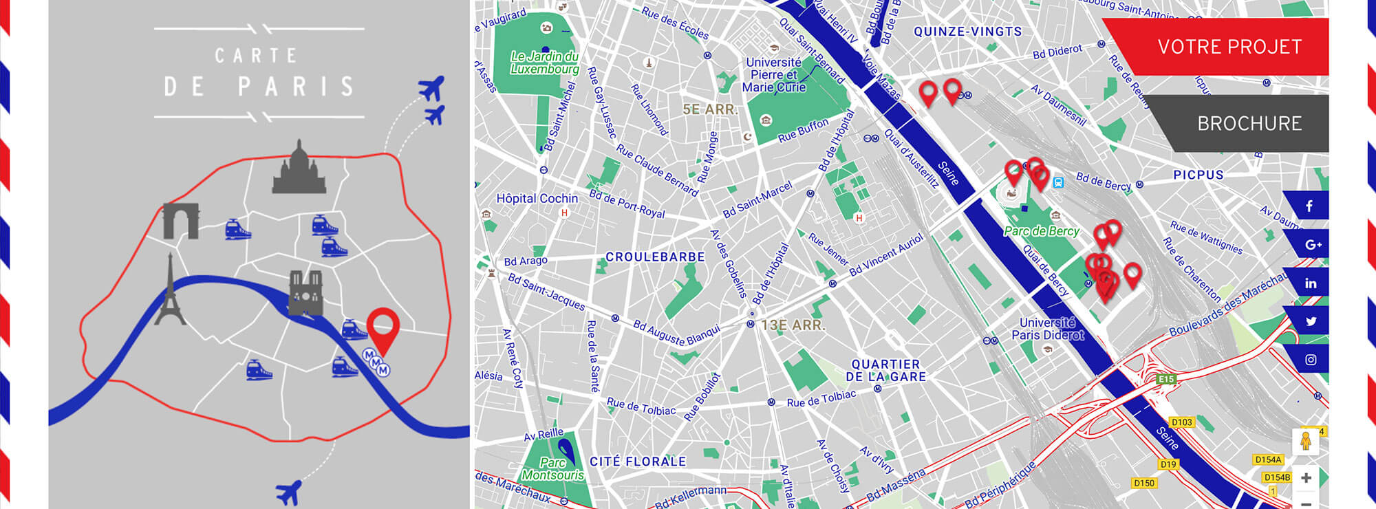 Destination Paris Bercy - une carte postale digitale parisienne